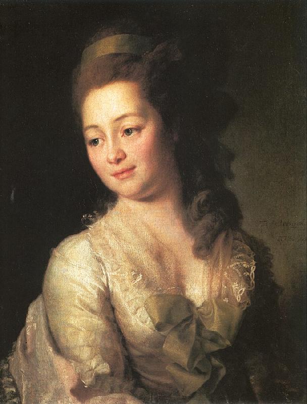 Levitsky, Dmitry Portrait of Maria Dyakova France oil painting art